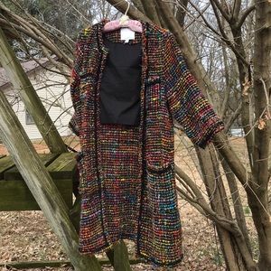 Ett:twa Anthropologie Berwyn Tweed Coat